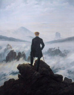 Caspar David Friedrich "Der Wanderer" "the wanderer"