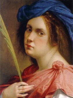 Selfportrait by Artimisia Gentilschi